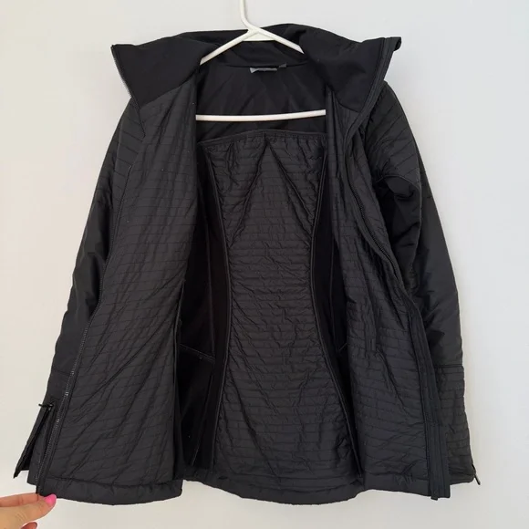 Athleta Black Sprinter Jacket Puffer Size Small - Picture 7 of 13